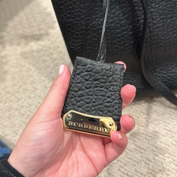 Burberry Grained Leather Woodbury Tote - Picture 11 of 11